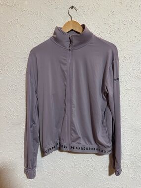 Women's Under Armour Purple Zip-Up Jacket Size Medium